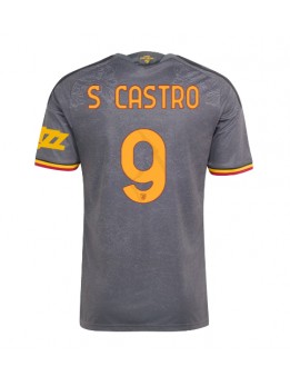 AS Roma Santiago Castro #9 Replika Tredje Kläder 2026-27 Kortärmad AS Roma Santiago Castro #9 Replika Tredje Kläder 2026-27 Kortärmad